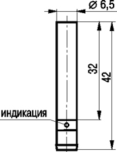 Габариты ISB DC0B-31N-1,5-LS40